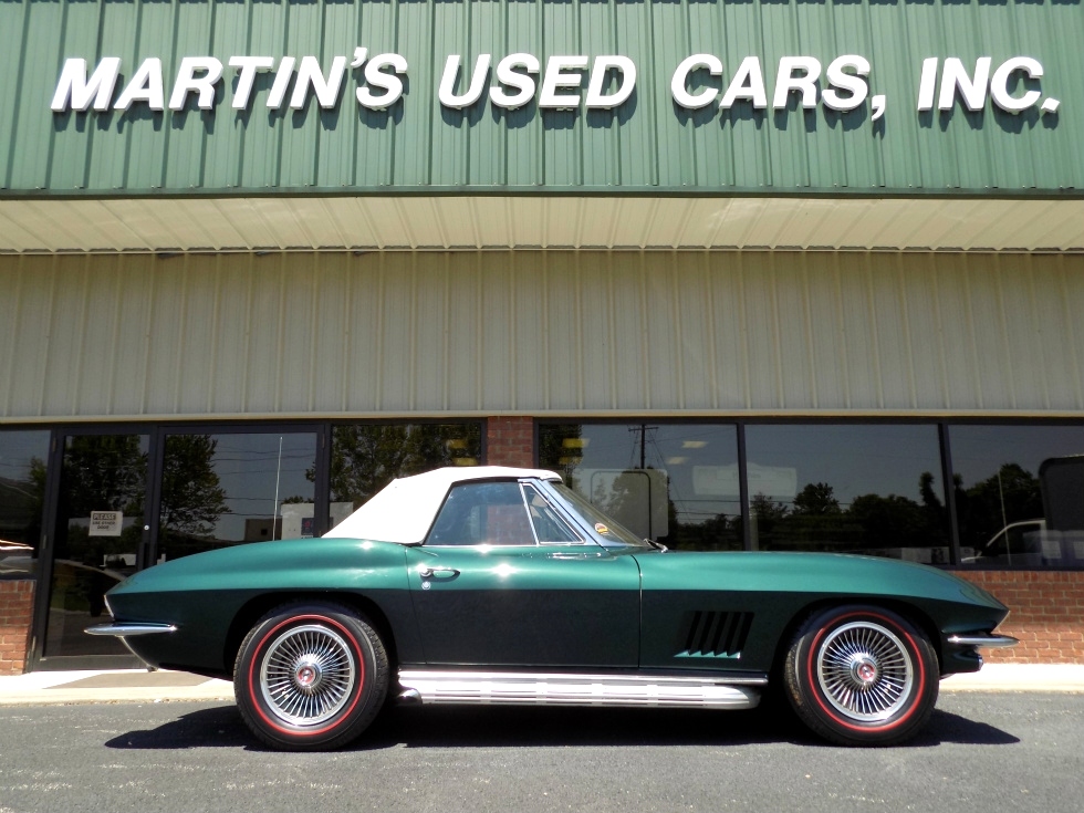 1967 Chevy Corvette Stingray Convertible Martin's Classic Cars 