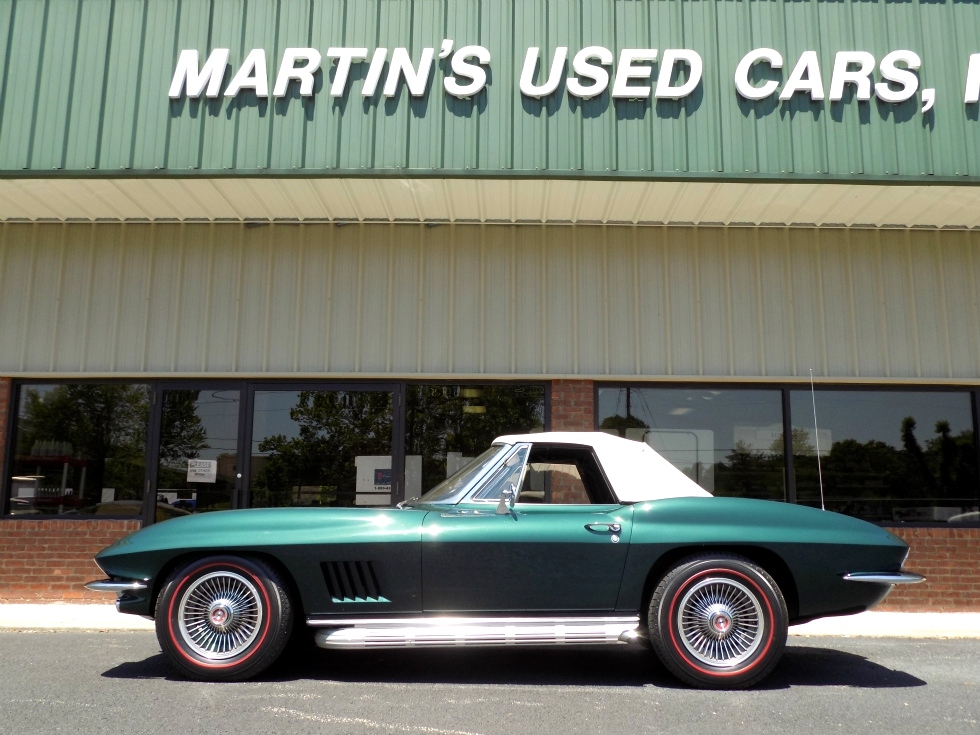 1967 Chevy Corvette Stingray Convertible Martin's Classic Cars 