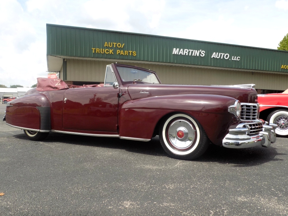 1947 Lincoln Continental Convertible Martin's Classic Cars 